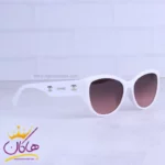 عینک آفتابی شنل زنانه فریم گربه ای سفید 9704/3 - Image 4