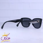 عینک آفتابی چنل زنانه فریم مربع مشکی CJ0881/1 - Image 3