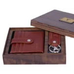 ست کیف جاکارتی و جاکلیدی چرم چرمسال کد 020 - Image 11