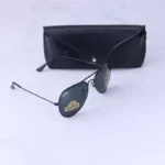 ست چرمی مردانه با کیف کتی و عینک و جاکلیدی چرمسال مشکی 180/1 - Image 4