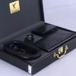 ست هدیه 4 تیکه کیف و کمربند چرم مردانه چرمسال 183 - Image 2