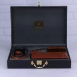 ست هدیه 4 تیکه کیف و کمربند چرم مردانه چرمسال 183 - Image 13