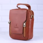 کیف دوشی چرم چرمسال کوچک کد 571 - Image 2
