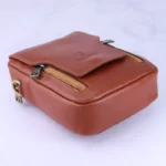 کیف دوشی چرم چرمسال کوچک کد 571 - Image 4