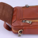 کیف دوشی چرم چرمسال کوچک کد 571 - Image 3