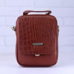 کیف دوشی چرم چرمسال پوست ماری کد 711 - Image 8
