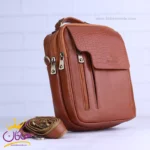 کیف دوشی چرم پوست ماری چرمسال کد 630 - Image 4