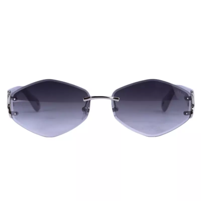 Chloe-Sunglasses-Code-WH-4115.31.webp عینک فشن کلویی زنانه بدون فریم طوسی شفاف WH 4115/3 - Image 1