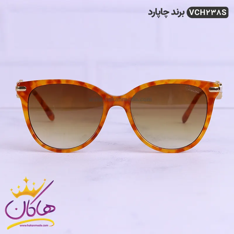 Chopard-sunglass-code-VCH238S-1.webp عینک اورجینال عسلی شوپارد chopard | VCH238S - Image 1