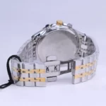 ساعت عقربه ای سیتیزن مردانه فلزی نقره ای طلایی G 124/7 - Image 2