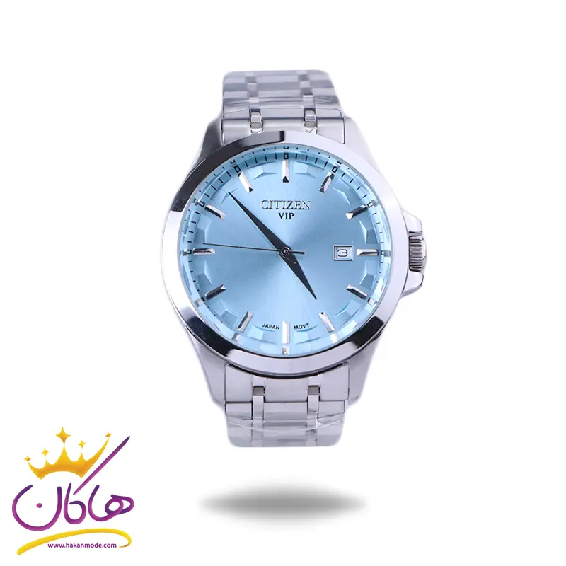Citizen-VIP-watch-code-G-31624.11.webp ساعت عقربه ای سیتیزن مردانه فلزی صفحه تیفانی G31624/1 - Image 1