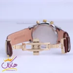 ساعت مچی سیتیزن مردانه بند چرم صفحه سفید کرنوگراف G8111/1 - Image 2