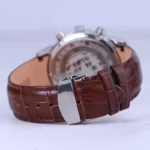 ساعت مچی سیتیزن مردانه بند چرم قهوه ای کرنوگراف G 9235/7 - Image 4