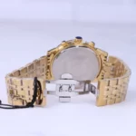ساعت عقربه ای سیتیزن مردانه فلزی طلایی صفحه مشکی G 9766/20 - Image 2