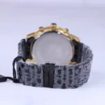 ساعت عقربه ای سیتیزن مردانه فلزی طلایی مشکی G 9766/21 - Image 3