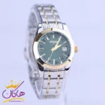 ساعت مچی سیتیزن زنانه فلزی نقره ای طلایی صفحه سبز L31624/6 - Image 2