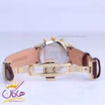 ساعت مچی سیتیزن زنانه بند چرم قاب طلایی کرنوگراف L9234/4 - Image 2