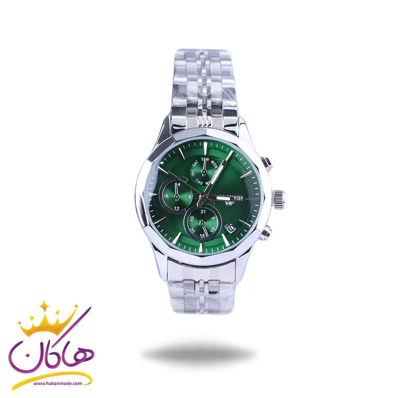 Citizen-VIP-watch-code-L2360.71.webp ساعت عقربه ای سیتیزن زنانه فلزی صفحه سبز L 2360/7 - Image 1