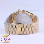 ساعت مچی مردانه سیتیزن فلزی طلایی صفحه سبز 107334/5 - Image 3