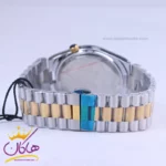 ساعت مچی سیتیزن مردانه فلزی نقره ای طلایی صفحه سورمه ای 107334/9 - Image 3
