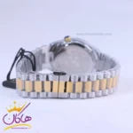 ساعت مچی سیتیزن زنانه فلزی نقره ای طلایی صفحه سورمه ای 107334/10 - Image 3