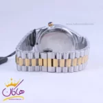 ساعت مچی سیتیزن مردانه فلزی نقره ای طلایی صفحه آبی 107334/13 - Image 3