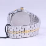 ساعت مچی سیتیزن فلزی مردانه نقره ای طلایی صفحه مشکی 3/6-2025 - Image 3