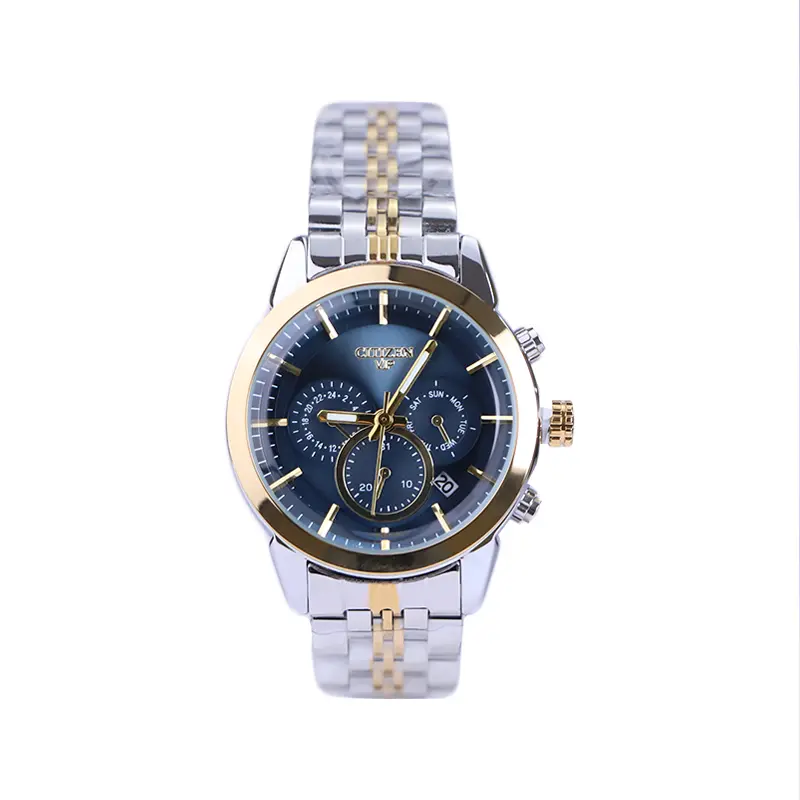 Citizen-special-watch-code-L-9766.231.webp ساعت مچی عقربه ای زنانه سیتیزن فلزی صفحه آبی L 9766/23 - Image 1