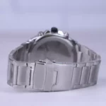 ساعت مچی کرست مردانه فلزی نقره ای صفحه مشکی 6255/2 - Image 4