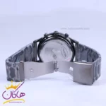 ساعت مچی کرست مردانه فلزی مشکی صفحه سبز crest 6280/5 - Image 2
