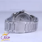 ساعت مچی کرست مردانه فلزی نقره ای صفحه نارنجی crest 6303/5 - Image 3