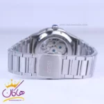 ساعت کرست مردانه فلزی اتوماتیک نقره ای صفحه اسکلتون 6327/5 - Image 3