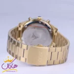 پک ساعت مچی مردانه کرست استیل طلایی 9026/4 - Image 3