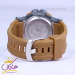 ساعت مچی کرست پرو مردانه بند رابر قهوه ای دیجیتالی crest 9506/2 - Image 2