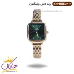 ساعت دنیل ولینگتون زنانه فلزی طلایی صفحه سبز K22HRE02/2