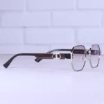 عینک زنانه فشن دیور نقره ای چند ضلعی A 083/4 - Image 3
