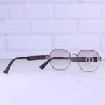 عینک زنانه فشن دیور نقره ای چند ضلعی A 083/4 - Image 4