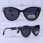 عینک آفتابی دیور زنانه فریم مشکی گربه ای A 2325/2 - Image 2