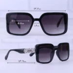 عینک آفتابی دیور زنانه فریم مربع مشکی Z 9069/1 - Image 2