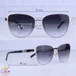 عینک آفتابی دیور زنانه فریم پروانه ای فلزی 5G02/1 - Image 2