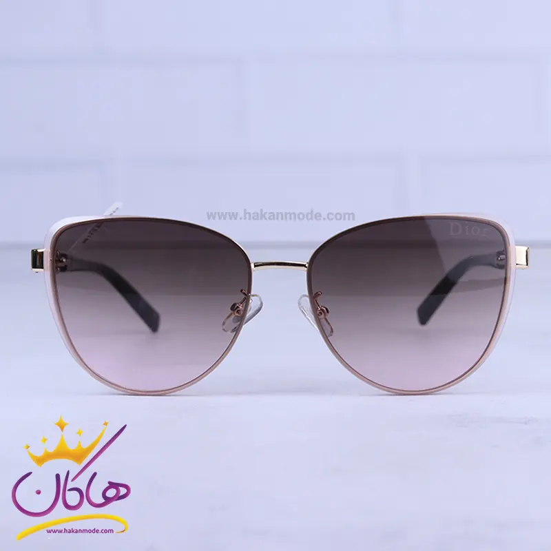 Dior-highcopy-sunglasses-code-5G02.21.webp عینک آفتابی دیور زنانه فریم پروانه ای فلزی 5G02/2 - Image 1