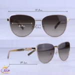 عینک آفتابی دیور زنانه فریم پروانه ای فلزی 5G02/4 - Image 2