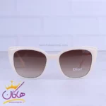 عینک آفتابی دیور زنانه فریم پروانه ای سفید 6762/1