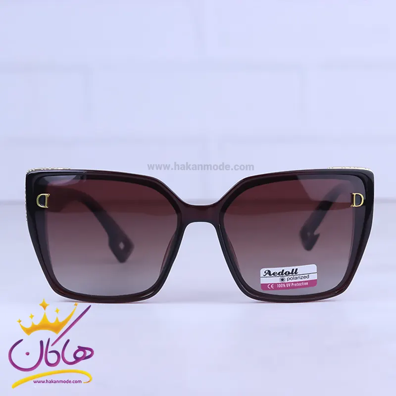 Dior-highcopy-sunglasses-code-A2310.31.webp عینک آفتابی دیور زنانه فریم پروانه ای قهوه ای A 2310/3 - Image 1