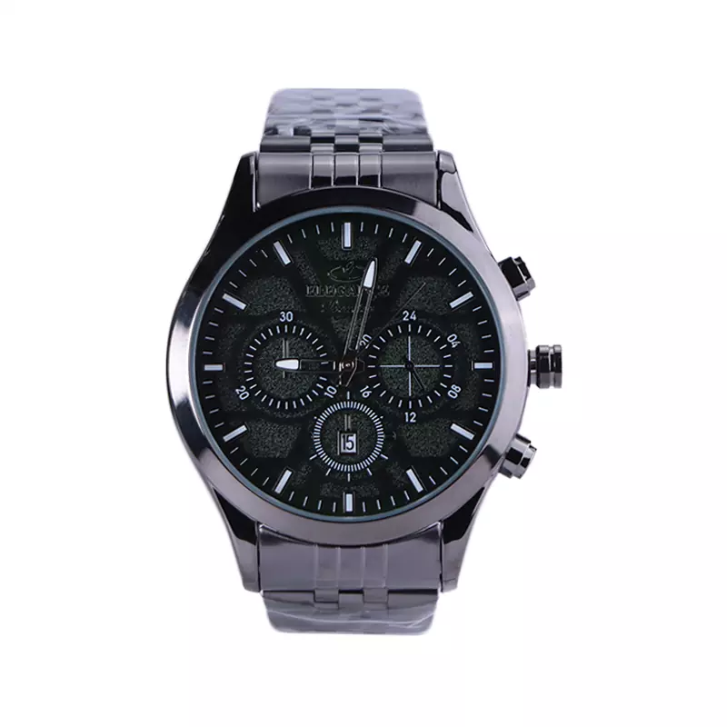 Elegance-Premier-watch-code-G-1319.91.webp ساعت مچی الگانس پریمیر مردانه فلزی دودی صفحه سبز G 1319/9 - Image 1