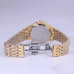 ساعت مچی الگانس زنانه فلزی طلایی صفحه سفید L 030/4 - Image 2