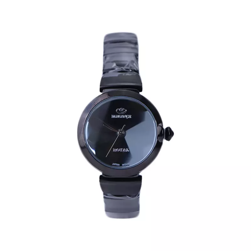 Elegance-Royal-Watch-Code-ER-2178.11.webp ساعت مچی الگانس زنانه فلزی صفحه آینه ای مشکی ER 2178/3 - Image 1