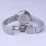 ساعت مچی الگانس زنانه فلزی نقره ای صفحه آینه ای سبز ER 2178/3 - Image 3