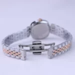 ساعت مچی عقربه ای الگانس زنانه استیل نقره ای رزگلد ER 2200/7 - Image 2