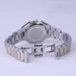 ساعت مچی الگانس زنانه فلزی نقره ای طلایی صفحه سبز ER 2208/3 - Image 2